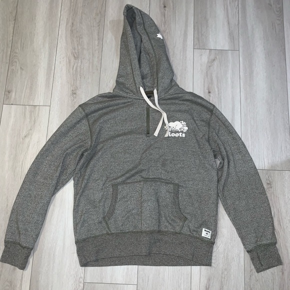 Roots quarter zip hoodie - Picture 1 of 3